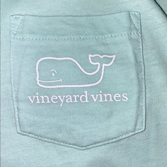 Mint Green Vinyard Vines shirt - Picture 3 of 4